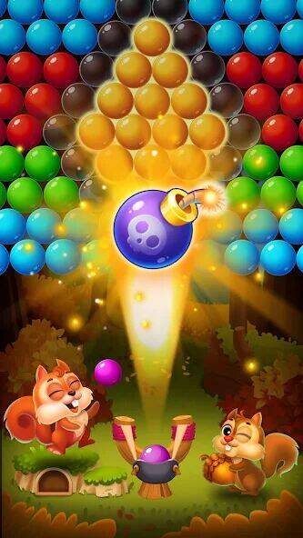 Скачать взломанную Bubble Shooter Rescue [Много денег] MOD apk на Андроид