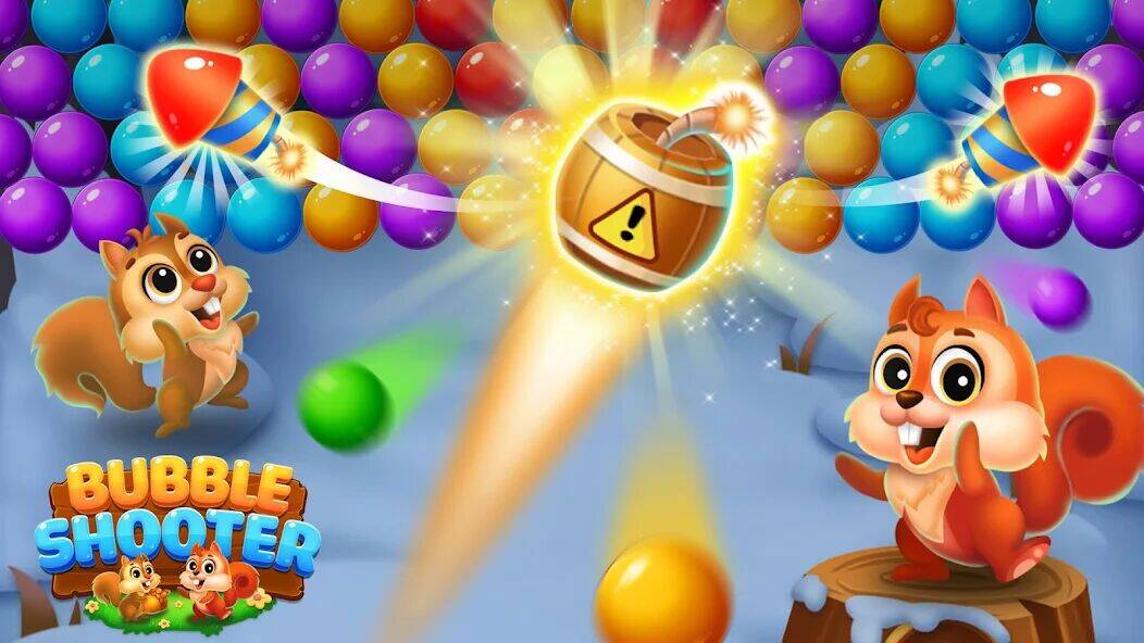 Скачать взломанную Bubble Shooter Rescue [Много денег] MOD apk на Андроид