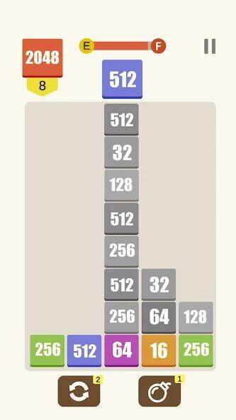 Скачать взломанную Target 2048 [Много денег] MOD apk на Андроид
