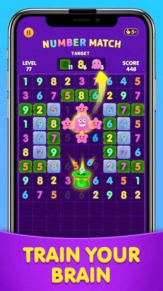 Скачать взломанную Number Match: Ten Crush Puzzle [Мод меню] MOD apk на Андроид