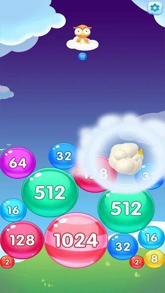 Скачать взломанную Lucky 2048 [Много монет] MOD apk на Андроид
