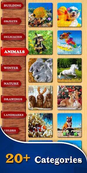 Скачать взломанную Fantasy Jigsaw - Magic Puzzle [Много монет] MOD apk на Андроид