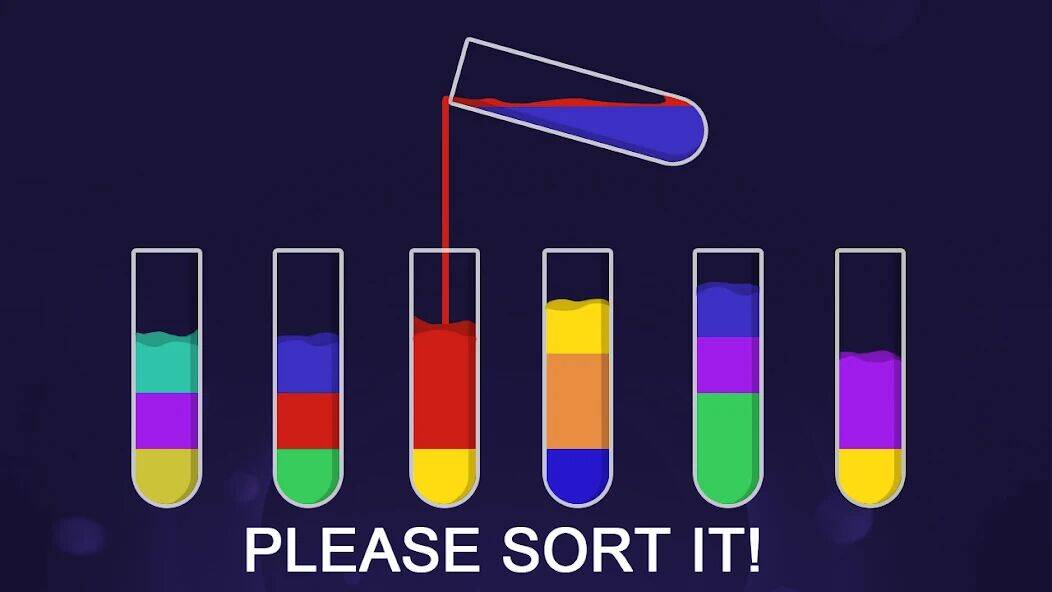 Скачать взломанную Color Sort Puzzle-Puzzle Game [Много монет] MOD apk на Андроид