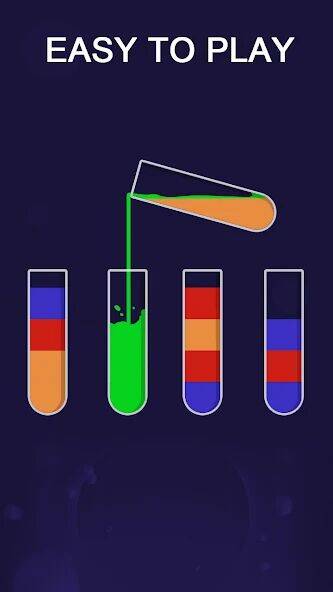 Скачать взломанную Color Sort Puzzle-Puzzle Game [Много монет] MOD apk на Андроид