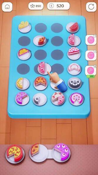 Скачать взломанную Cake Sort Puzzle Game [Много монет] MOD apk на Андроид