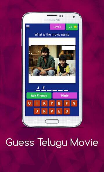 Скачать взломанную Guess Telugu Movie [Много монет] MOD apk на Андроид