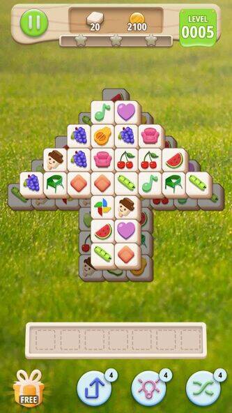 Скачать взломанную Tiledom - Matching Puzzle [Много монет] MOD apk на Андроид