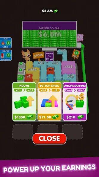 Скачать взломанную Button Fever [Много денег] MOD apk на Андроид