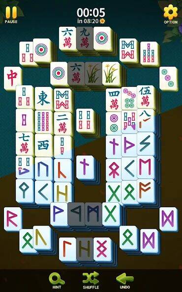 Скачать взломанную Пасьянс Mahjong Blossom [Мод меню] MOD apk на Андроид