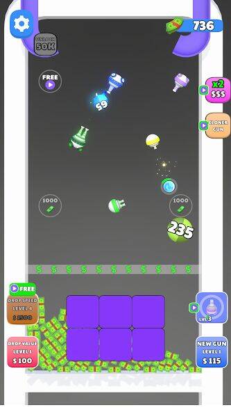 Скачать взломанную Guns and Bounce [Мод меню] MOD apk на Андроид