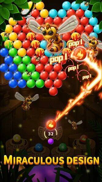 Скачать взломанную Bubble Shooter - Pop Adventure [Мод меню] MOD apk на Андроид