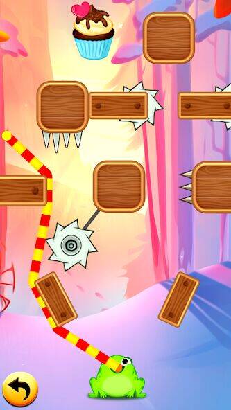 Скачать взломанную Frog Thife: Candy Thief Puzzle [Много денег] MOD apk на Андроид