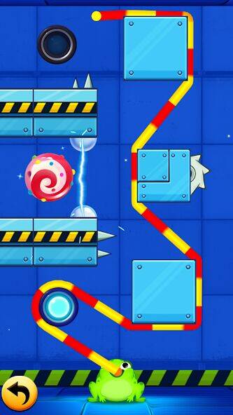 Скачать взломанную Frog Thife: Candy Thief Puzzle [Много денег] MOD apk на Андроид
