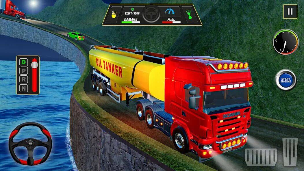 Скачать взломанную Offroad Oil Tanker Truck Games [Много монет] MOD apk на Андроид