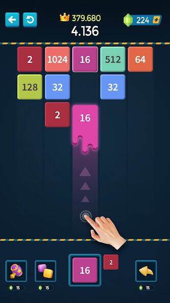 Скачать взломанную 1M - Merge Number Block Puzzle [Много монет] MOD apk на Андроид