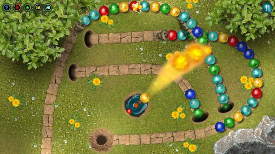 Скачать взломанную Marbles Garden [Много монет] MOD apk на Андроид