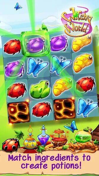 Скачать взломанную Witchy World [Много монет] MOD apk на Андроид