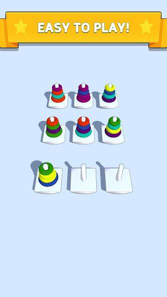 Скачать взломанную Color Toy Sorting -игра-сортир [Бесплатные покупки] MOD apk на Андроид