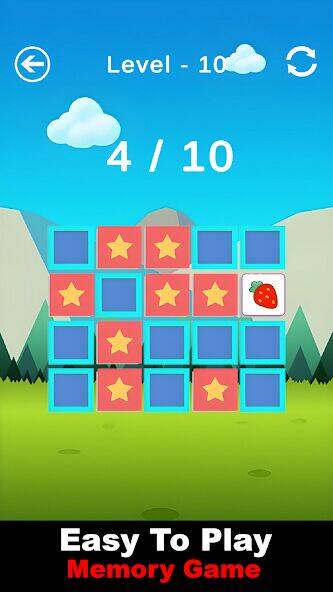 Скачать взломанную Memory - Flip & Match Game [Много денег] MOD apk на Андроид