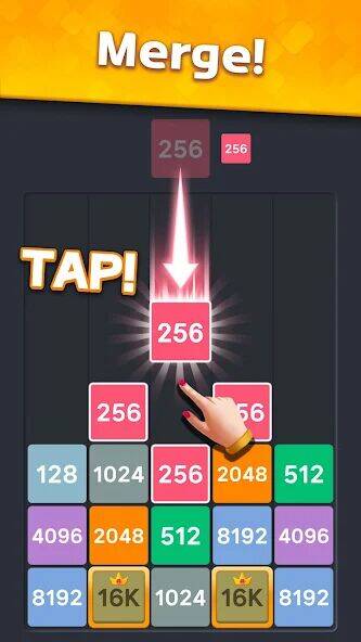 Скачать взломанную Drop Merge® : Number Puzzle [Мод меню] MOD apk на Андроид