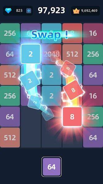 Скачать взломанную 2048™ Merge Block Puzzle [Мод меню] MOD apk на Андроид