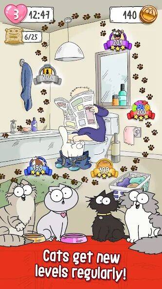 Скачать взломанную Simon’s Cat - Crunch Time [Мод меню] MOD apk на Андроид