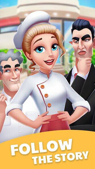 Скачать взломанную Merge Restaurant: Makeover [Много монет] MOD apk на Андроид