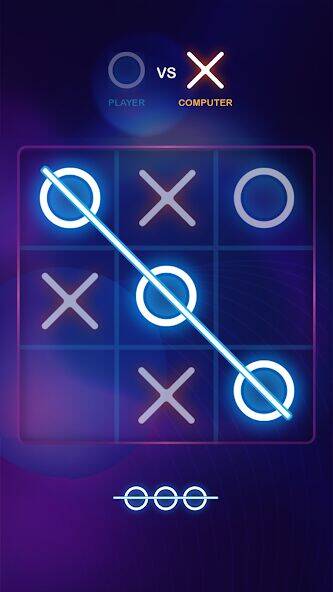 Скачать взломанную Tic Tac Toe 2 Player: XO Game [Много денег] MOD apk на Андроид