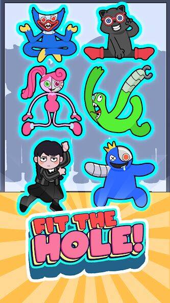 Скачать взломанную Fit The Hole [Бесплатные покупки] MOD apk на Андроид