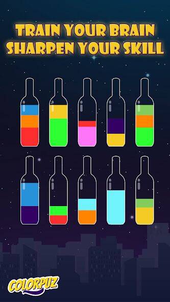 Скачать взломанную Colorpuz - Water Sort Puzzle [Мод меню] MOD apk на Андроид