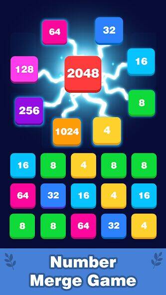 Скачать взломанную 2248 Слияние Кубики Блоки 2048 [Много монет] MOD apk на Андроид
