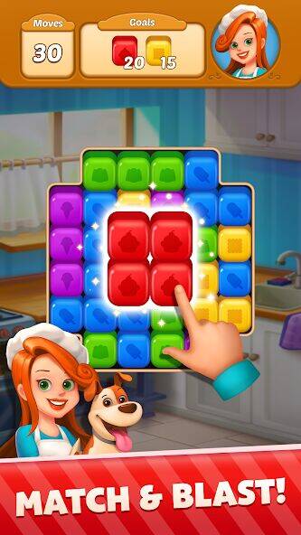 Скачать взломанную Sweet Cube Blast [Много денег] MOD apk на Андроид