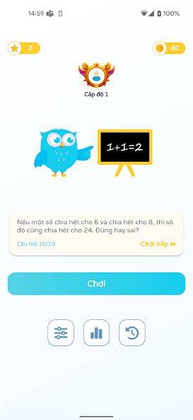 Скачать взломанную Chọn Đúng Sai [Мод меню] MOD apk на Андроид