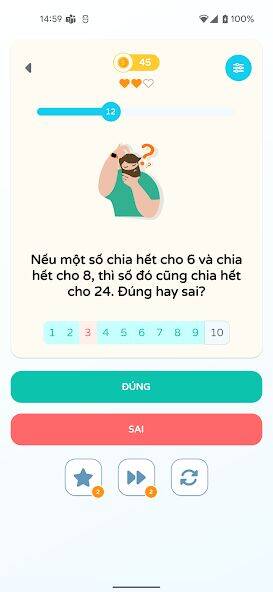 Скачать взломанную Chọn Đúng Sai [Мод меню] MOD apk на Андроид