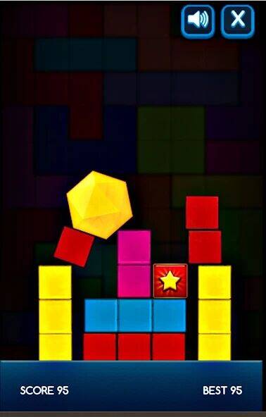 Скачать взломанную Hexagon Fall [Много монет] MOD apk на Андроид