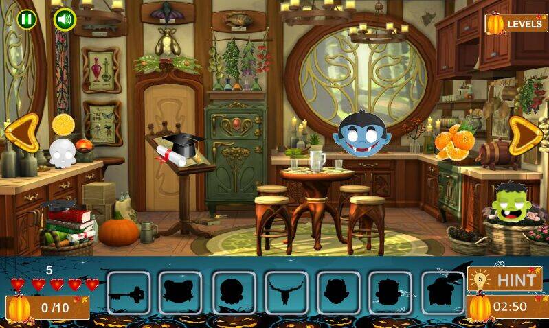Скачать взломанную Halloween Hidden Objects [Мод меню] MOD apk на Андроид