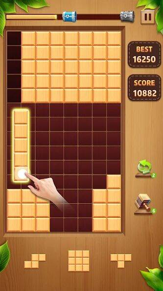 Скачать взломанную Wood Block Classic [Мод меню] MOD apk на Андроид