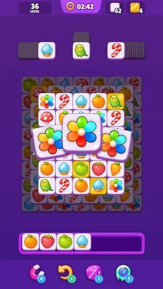 Скачать взломанную Tile Match - Matching Game [Много денег] MOD apk на Андроид