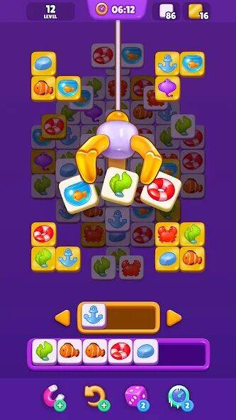 Скачать взломанную Tile Match - Matching Game [Много денег] MOD apk на Андроид
