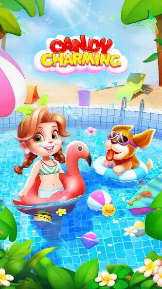 Скачать взломанную Candy Charming - Match 3 Games [Много денег] MOD apk на Андроид