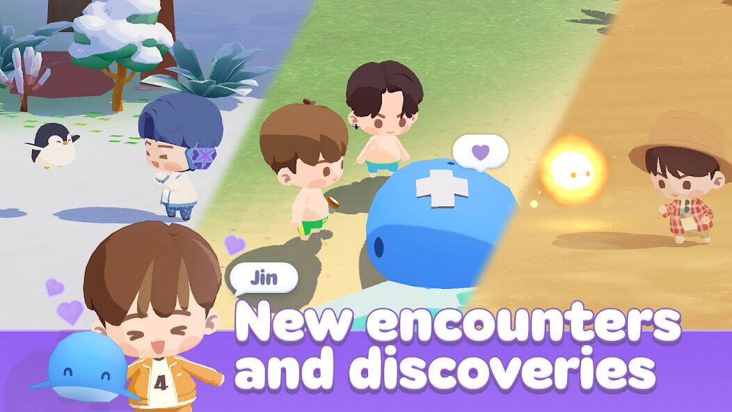 Скачать взломанную BTS Island: In the SEOM [Много монет] MOD apk на Андроид