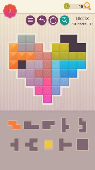 Скачать взломанную Polygrams - Tangram Puzzles [Много монет] MOD apk на Андроид