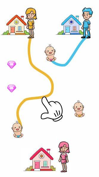 Скачать взломанную Home Rush: Draw To Go Home [Мод меню] MOD apk на Андроид
