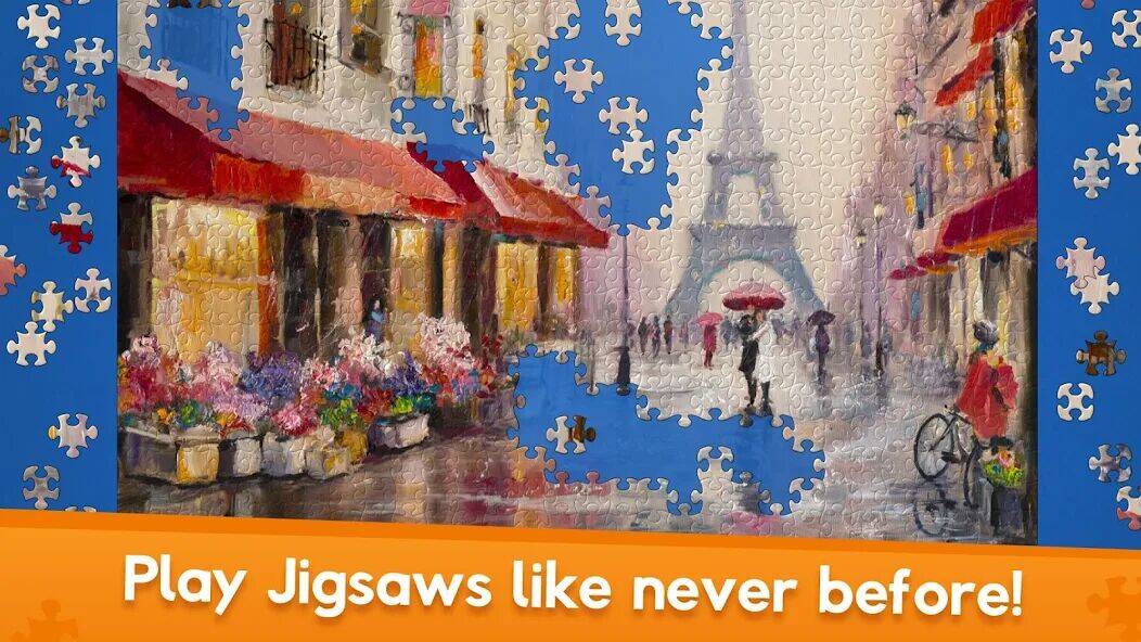 Скачать взломанную Jigsaw World [Много денег] MOD apk на Андроид