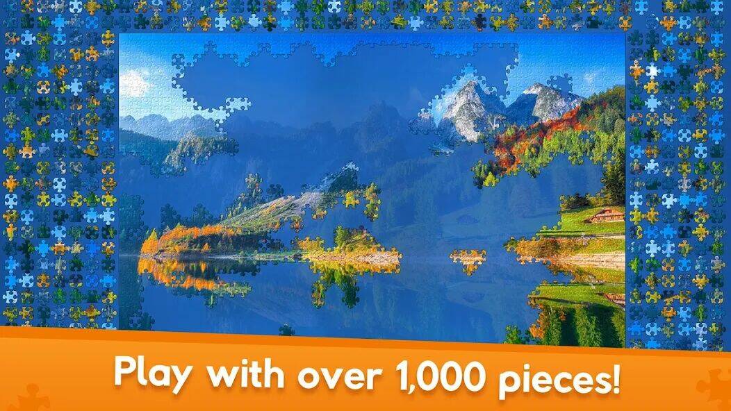 Скачать взломанную Jigsaw World [Много денег] MOD apk на Андроид