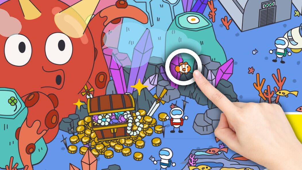 Скачать взломанную Happy Find : Hidden Objects [Много денег] MOD apk на Андроид