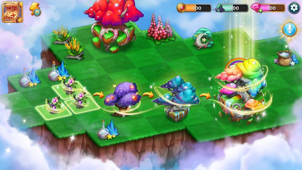 Скачать взломанную Merge Adventure: Magic Dragons [Много монет] MOD apk на Андроид