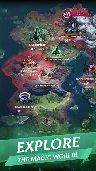 Скачать взломанную Puzzle Legends: Match-3 RPG [Много монет] MOD apk на Андроид