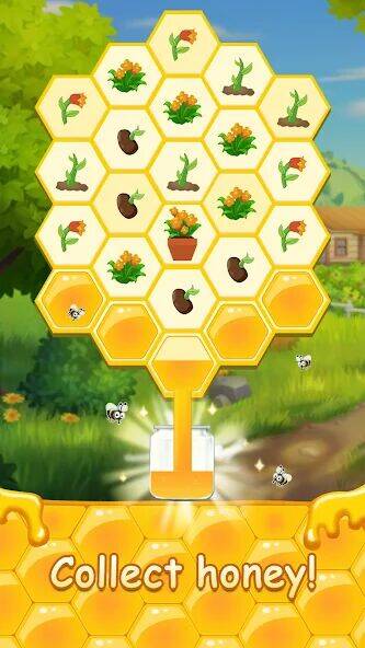 Скачать взломанную Honey Bottles - merge puzzle [Мод меню] MOD apk на Андроид