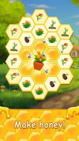 Скачать взломанную Honey Bottles - merge puzzle [Мод меню] MOD apk на Андроид